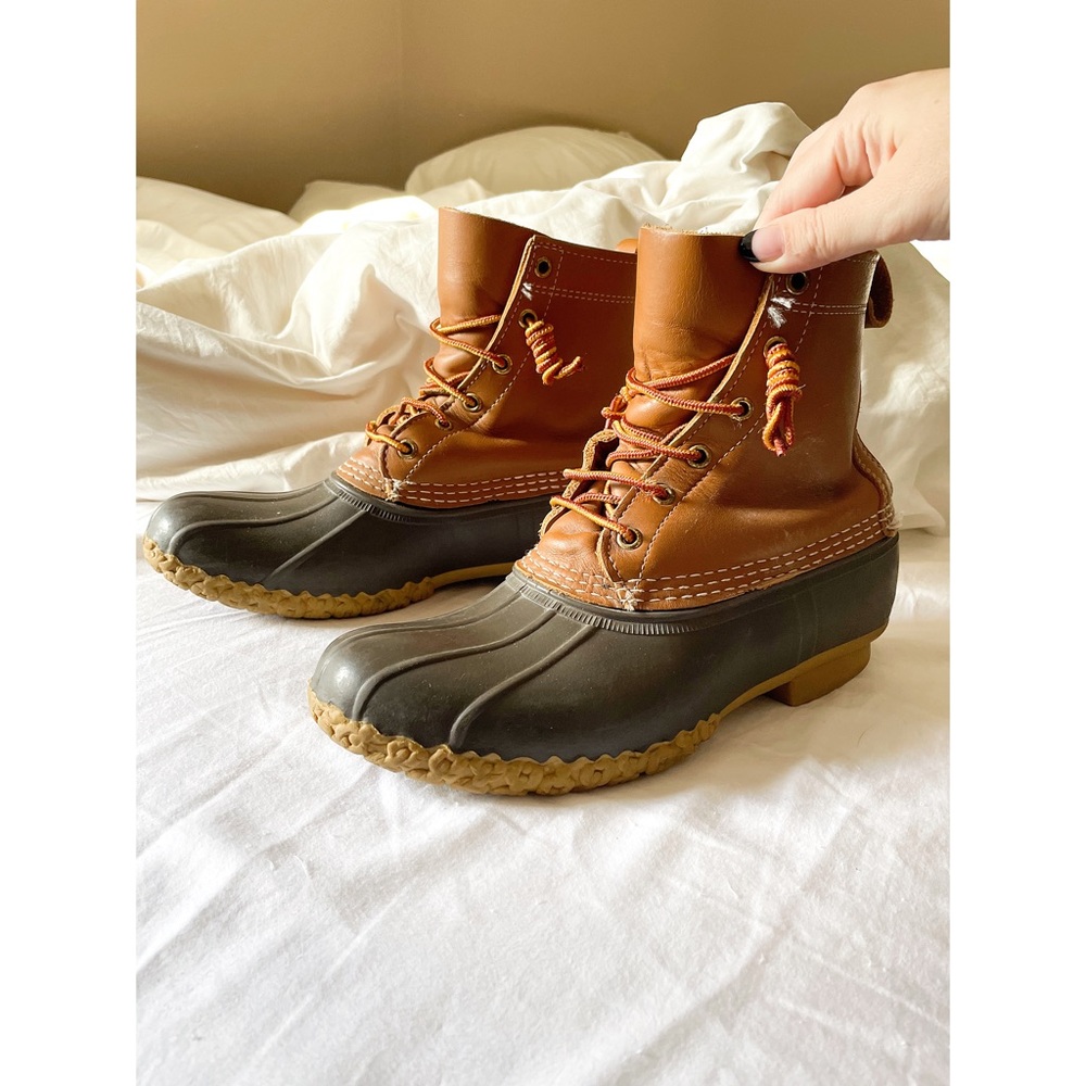 L.L. Bean Brown and Gray Men's Boots